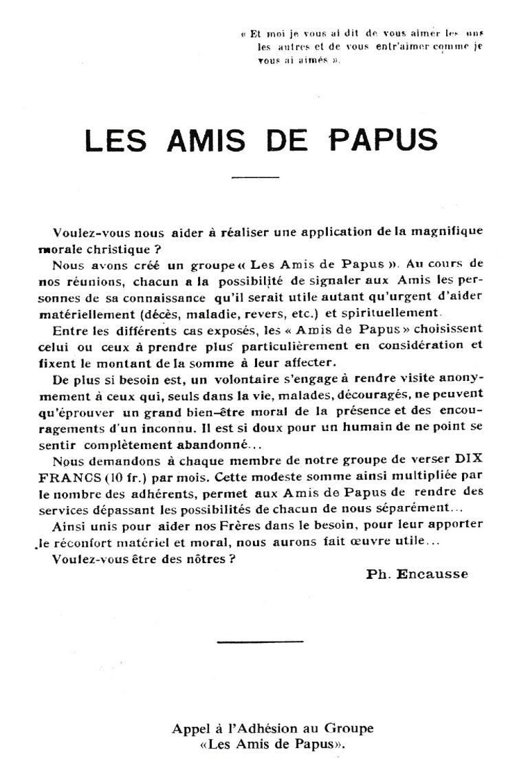 Les Amis de Papus Cercle Papus